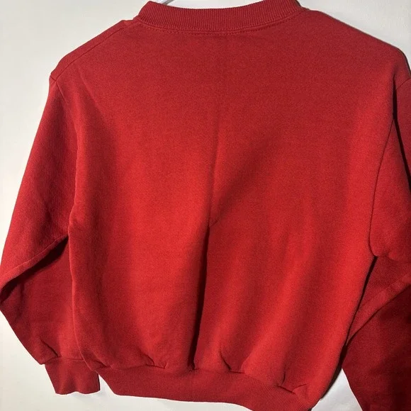 VTG Detroit Red Wings Sweatshirt Youth 10-12 NHL Made in USA 50/50‎ Distressed - Picture 12 of 14